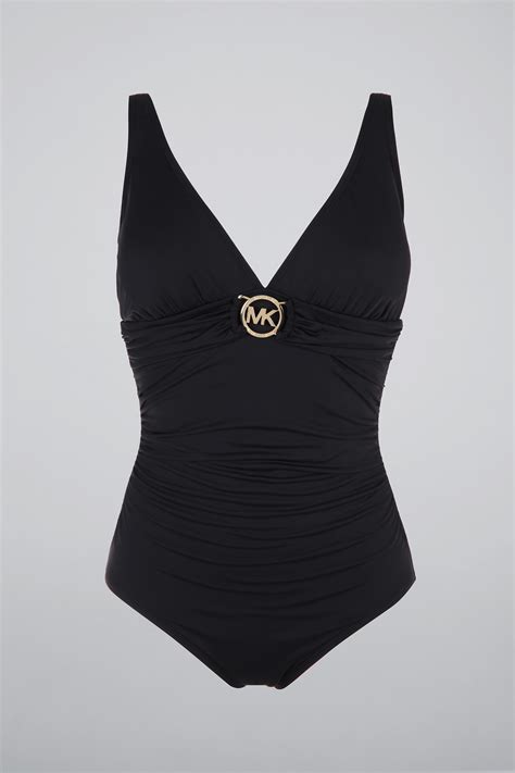 michael kors black bathing suit|michael kors swimsuit.